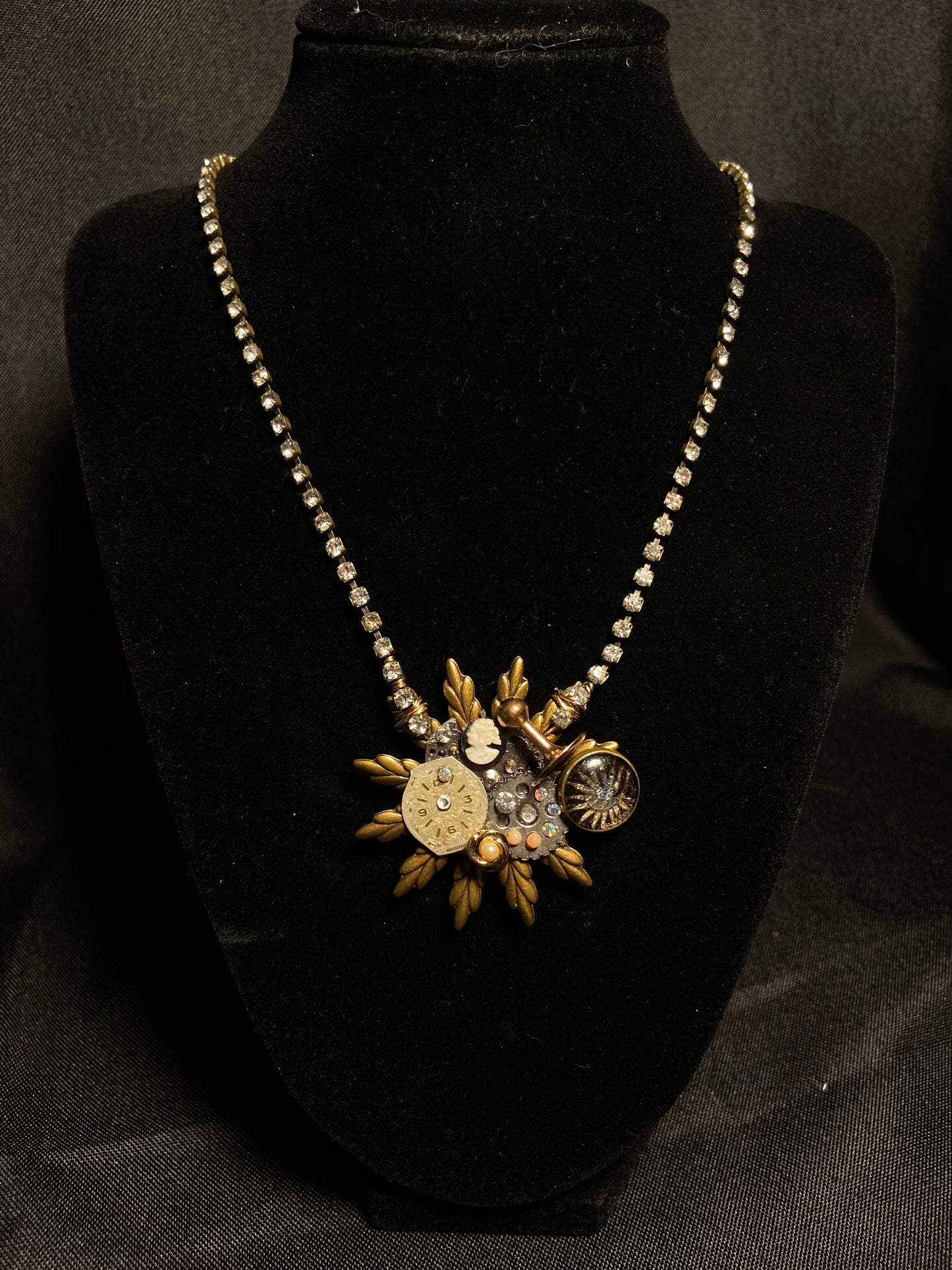 1920s Button and Cufflink Necklace