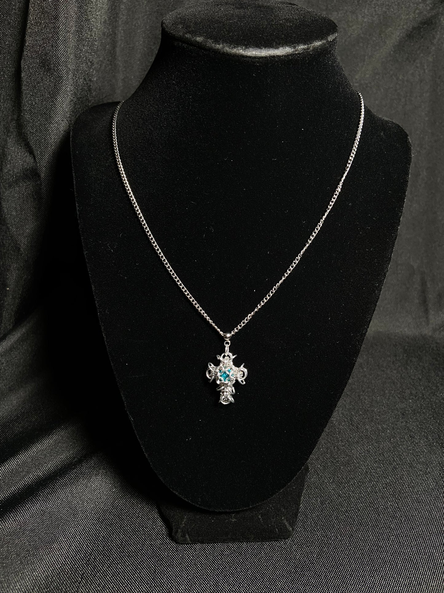 Small Cross Pendant Necklace