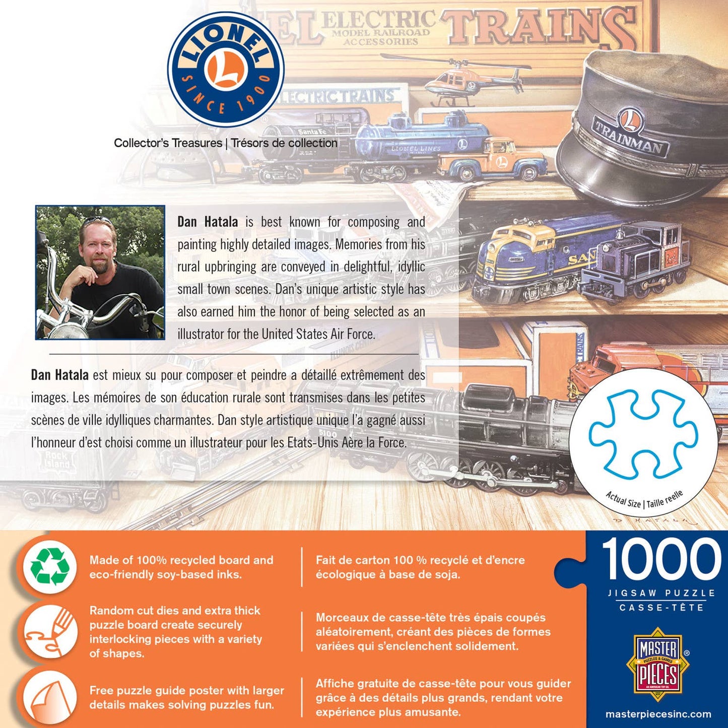 Lionel Trains - Collector's Treasures 1000 Piece Puzzle