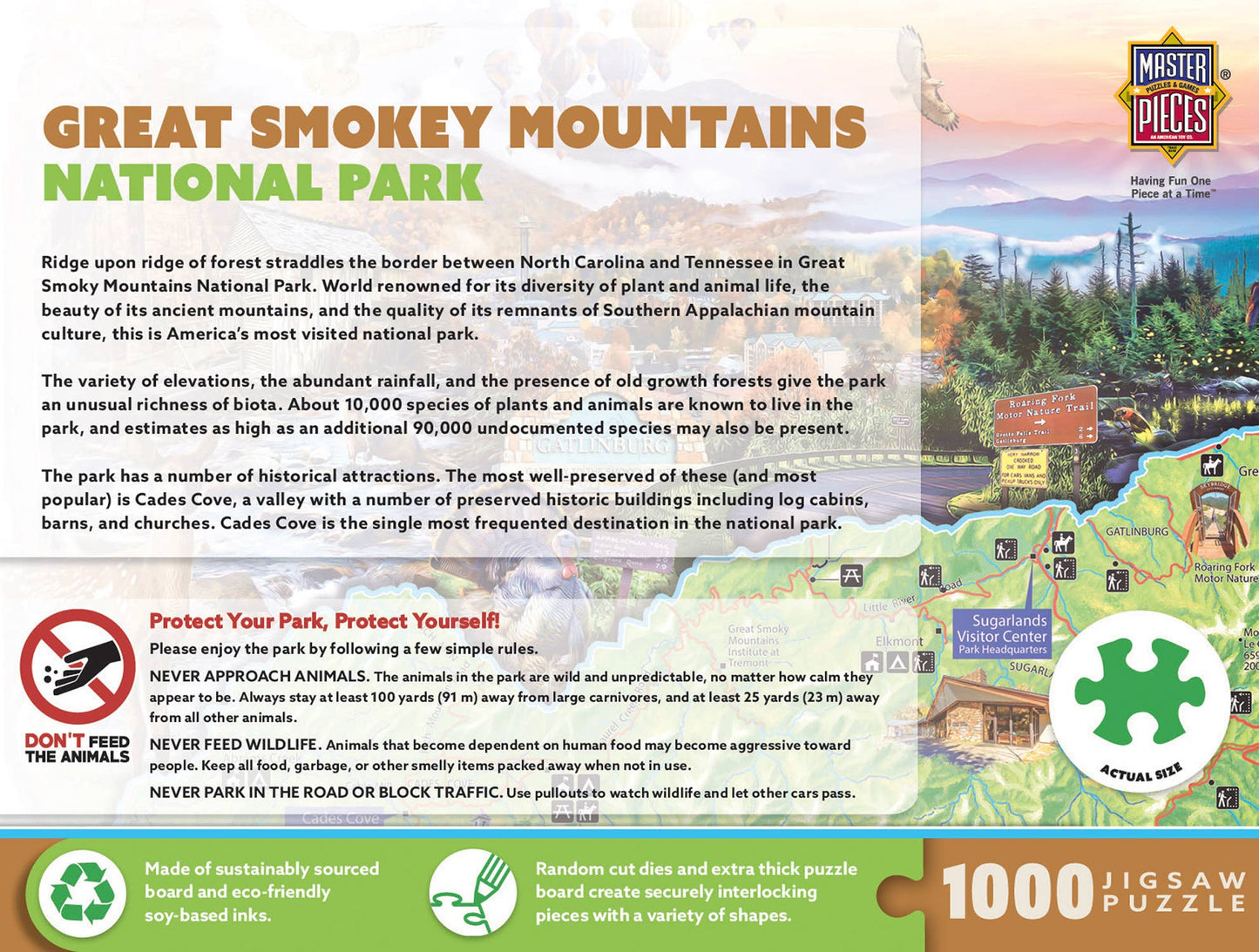 Great Smoky Mountains National Park 1000 Piece Puzzle