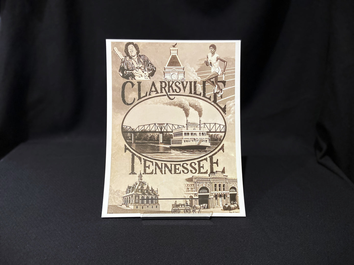 Clarksville, TN Print