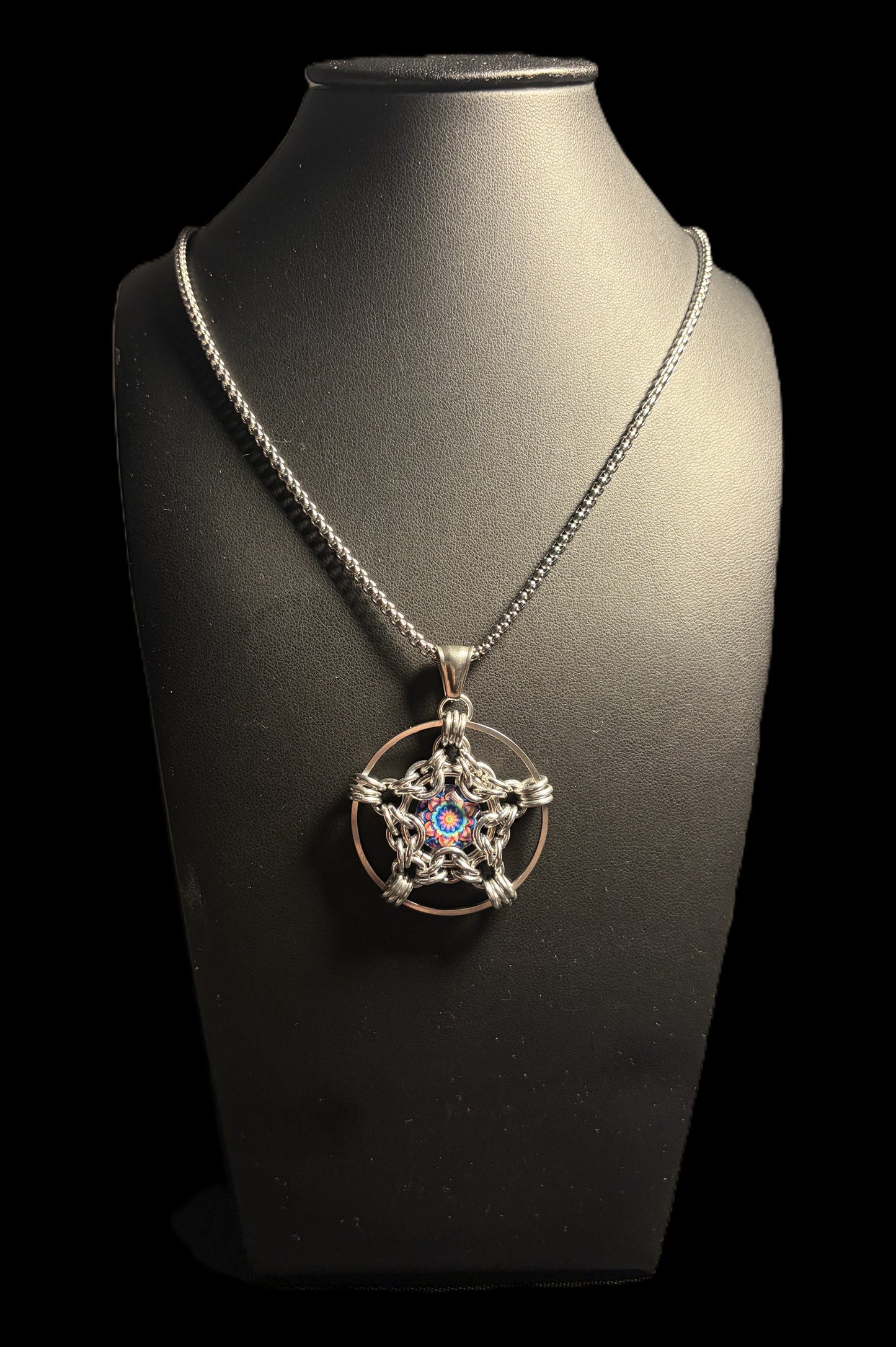 Flower Star Pendant Necklace