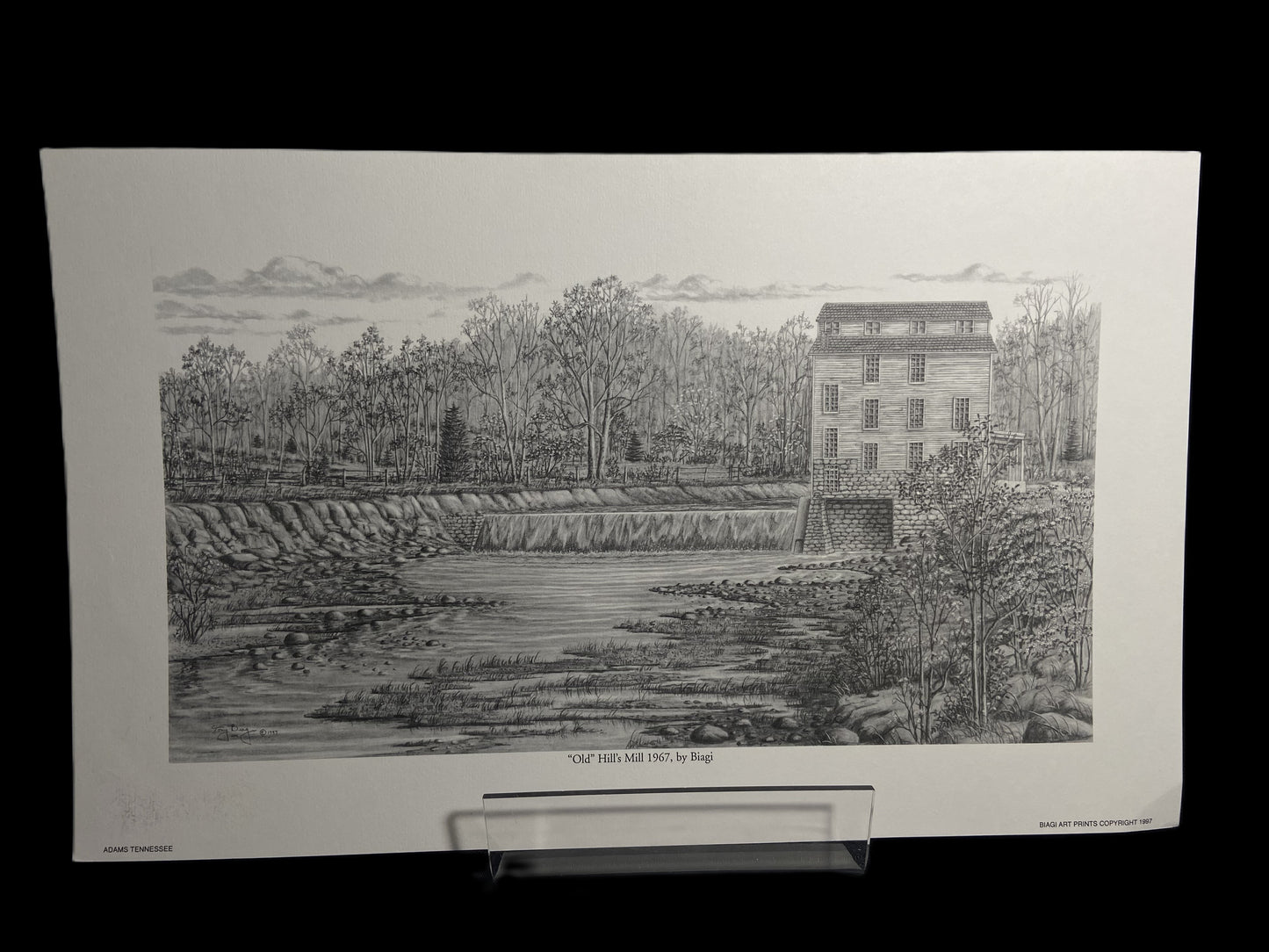 Old Hill's Mill by Tony Biagi Print