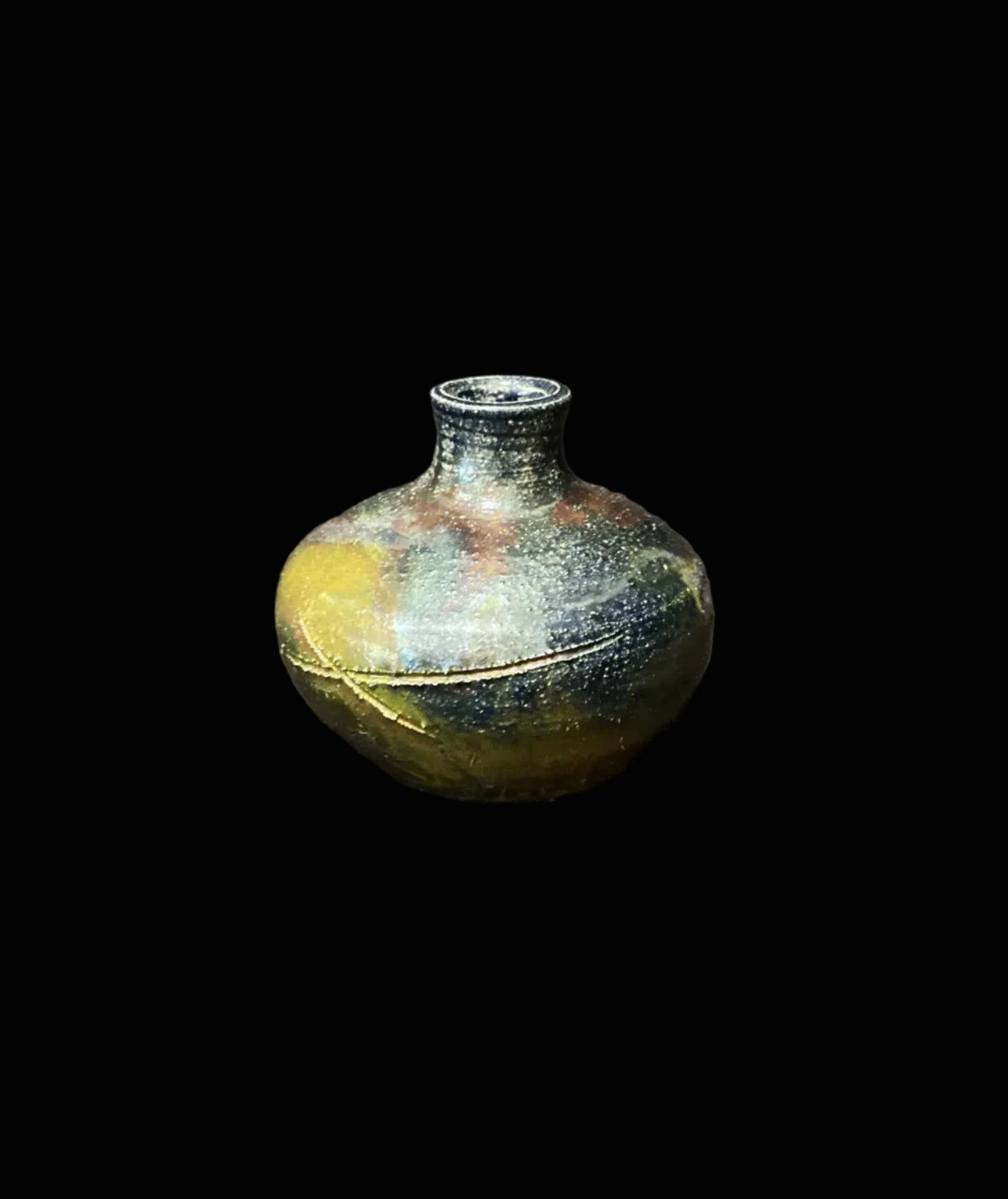 Raku Ink Pot