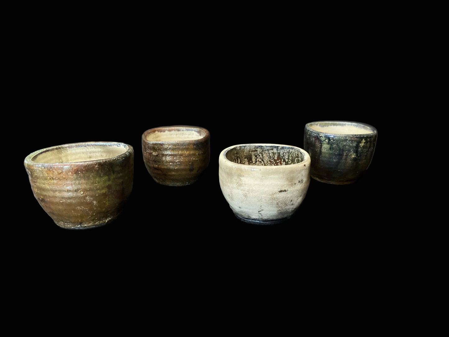 Raku Set of Bowls