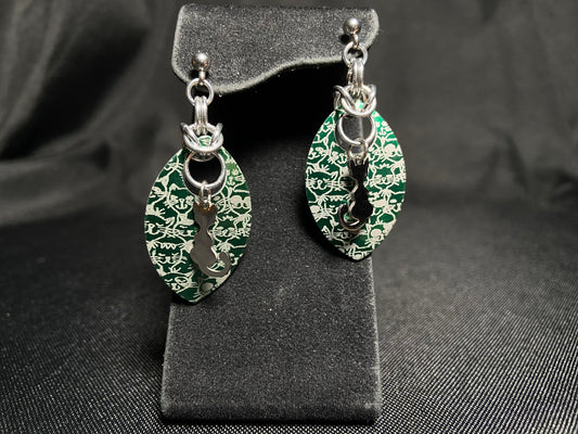 Cat Scale Earrings