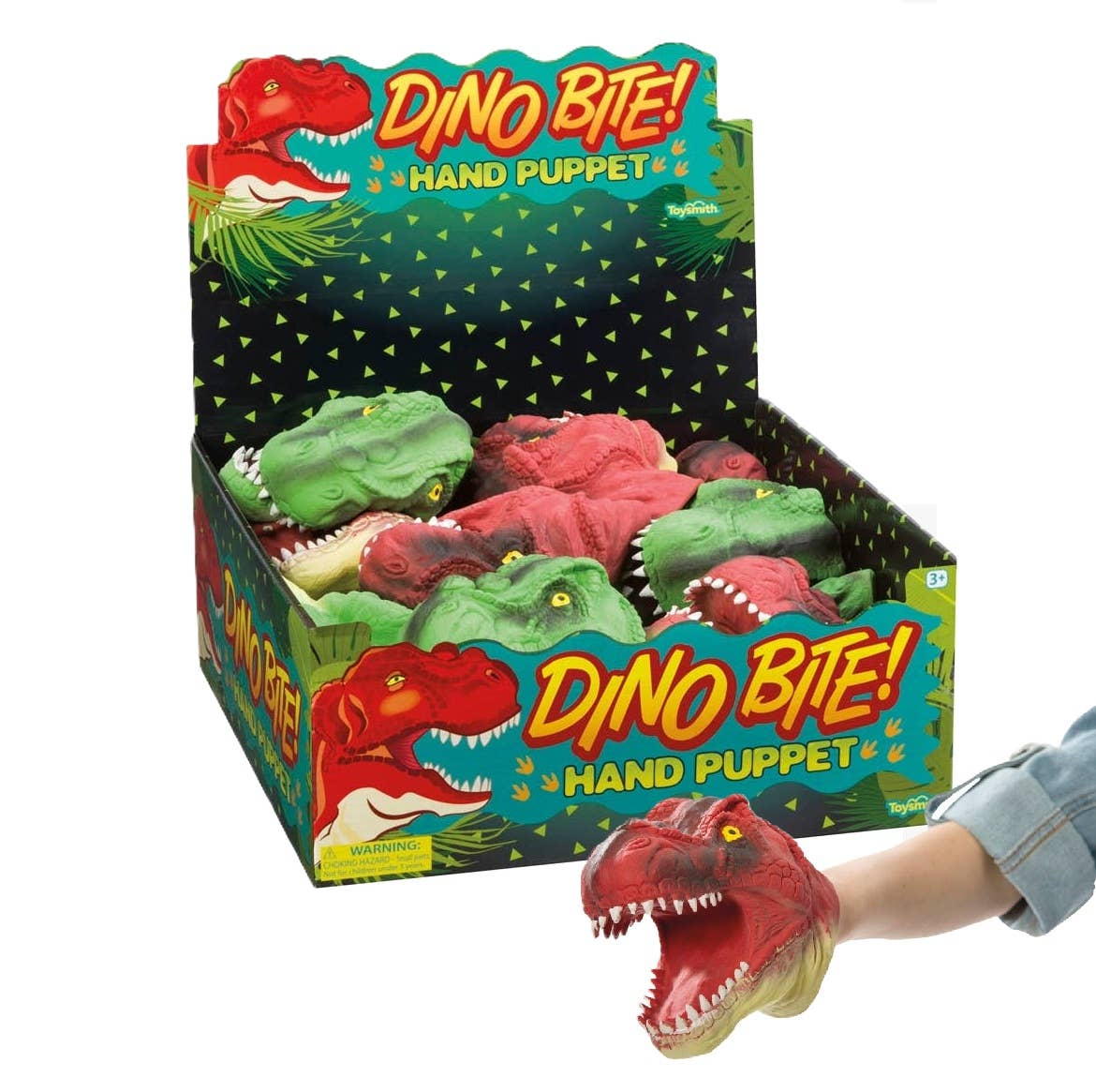 Dino Bite! Hand Puppet, Assorted Colors