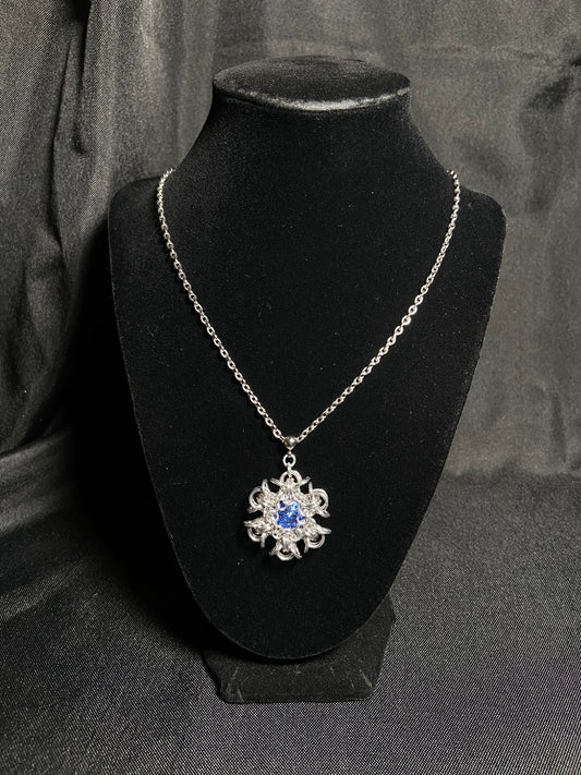Large Snowflake Pendant Necklace