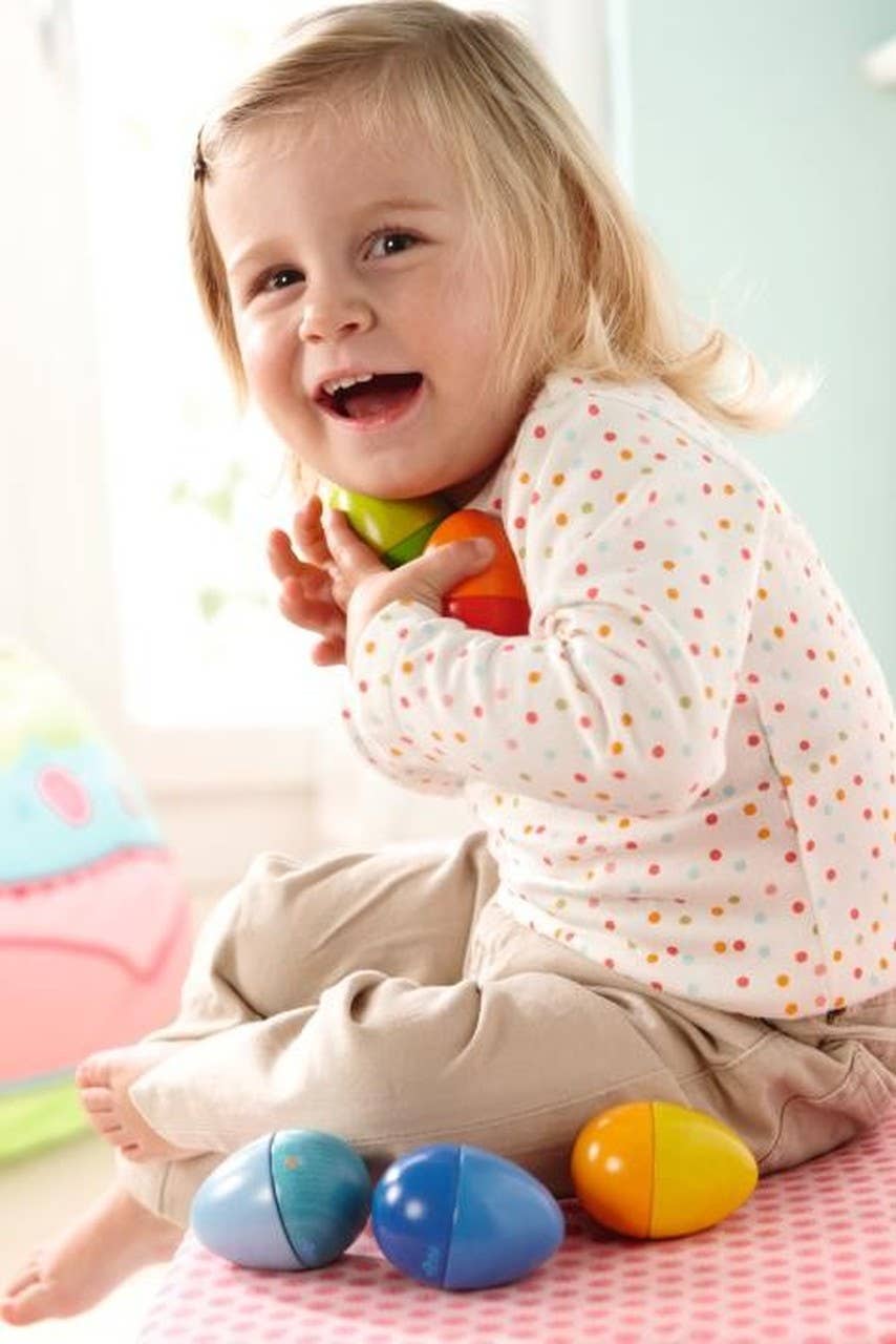 Fun with Sounds Wooden Eggs – Sensory Toys