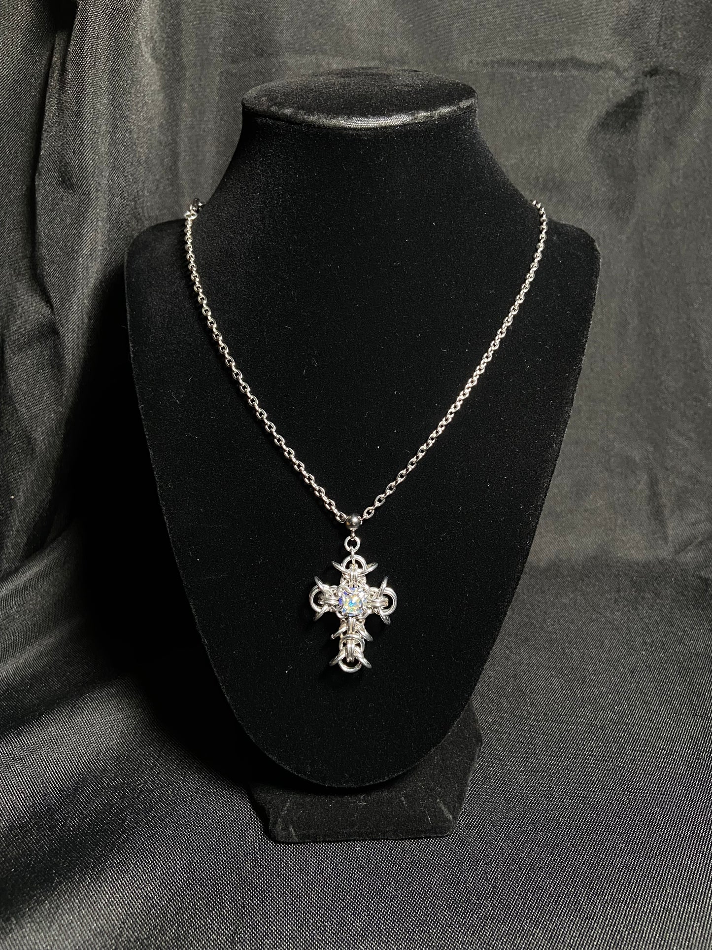 Large Cross Pendant Necklace
