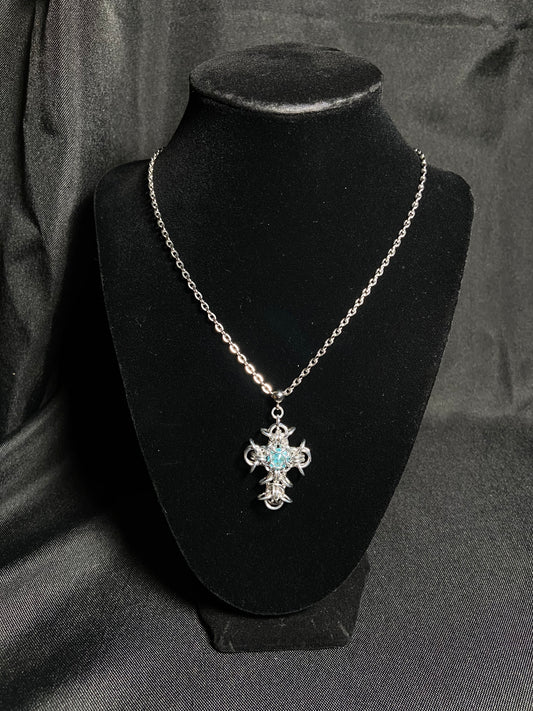 Large Cross Pendant Necklace