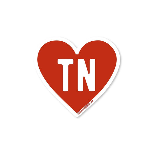 Love Tennessee Heart Sticker