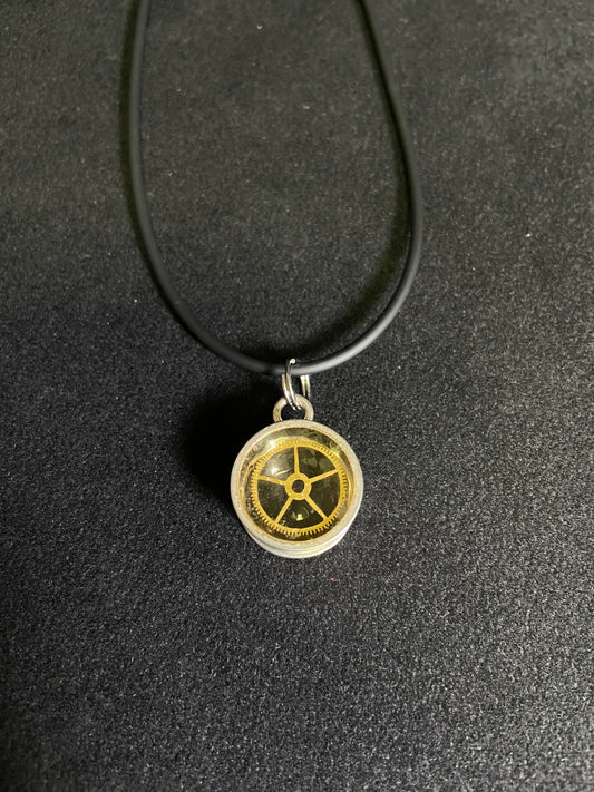 Gauge Circle Translucent Necklaces