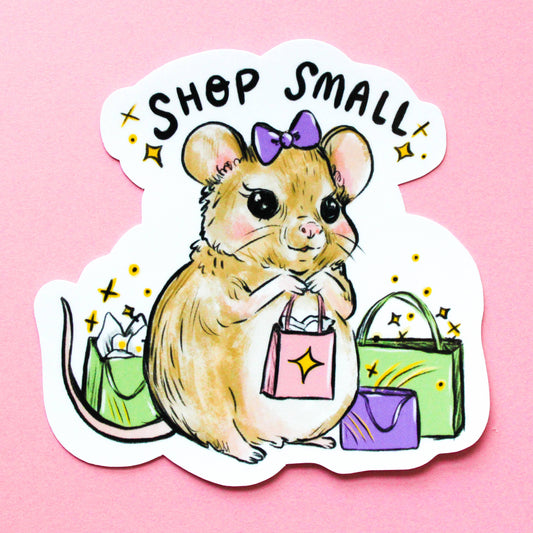 Shop Small Mouse Vinyl Sticker