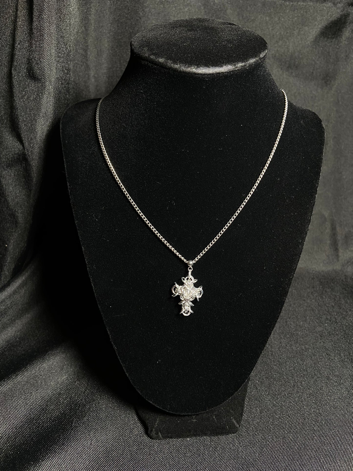Small Cross Pendant Necklace