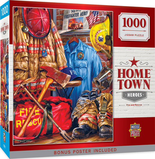 Hometown Heroes - Fire and Rescue 1000 Piece Puzzle