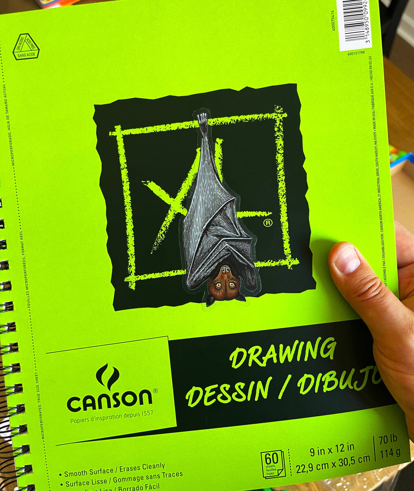 CLEAR OR HOLOGRAPHIC STICKER: Hanging Bats (Flying Fox)