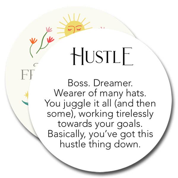 Hustle Necklace - Lady Boss Dreamer Entrepreneur Gift