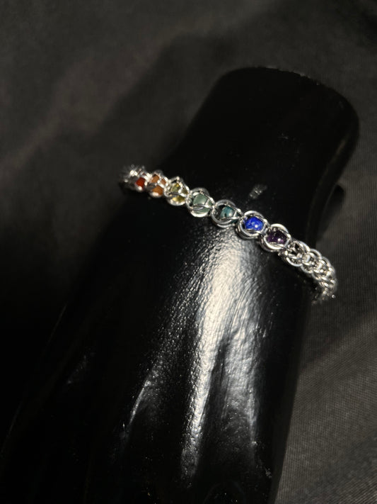 Chakra Full Persian Bracelet 4mm Beads Bracelet