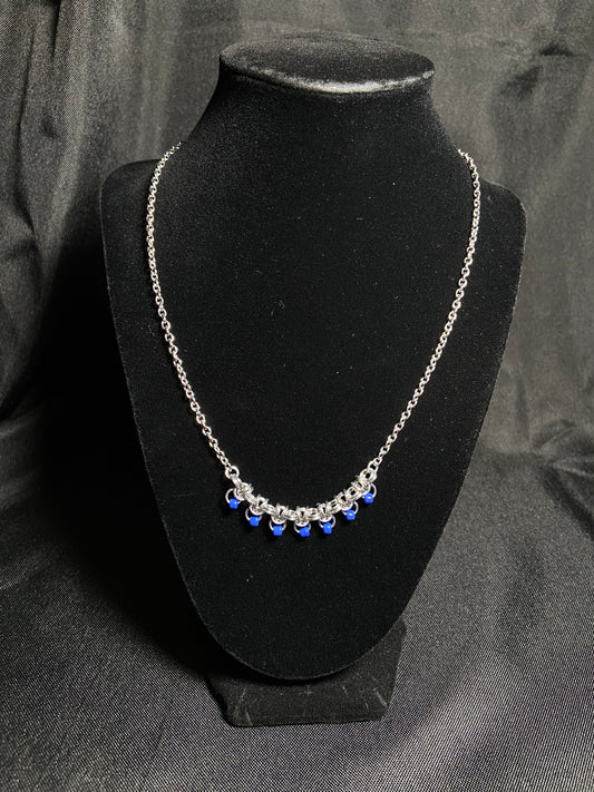 Beaded 1/2 Byzantine Necklace