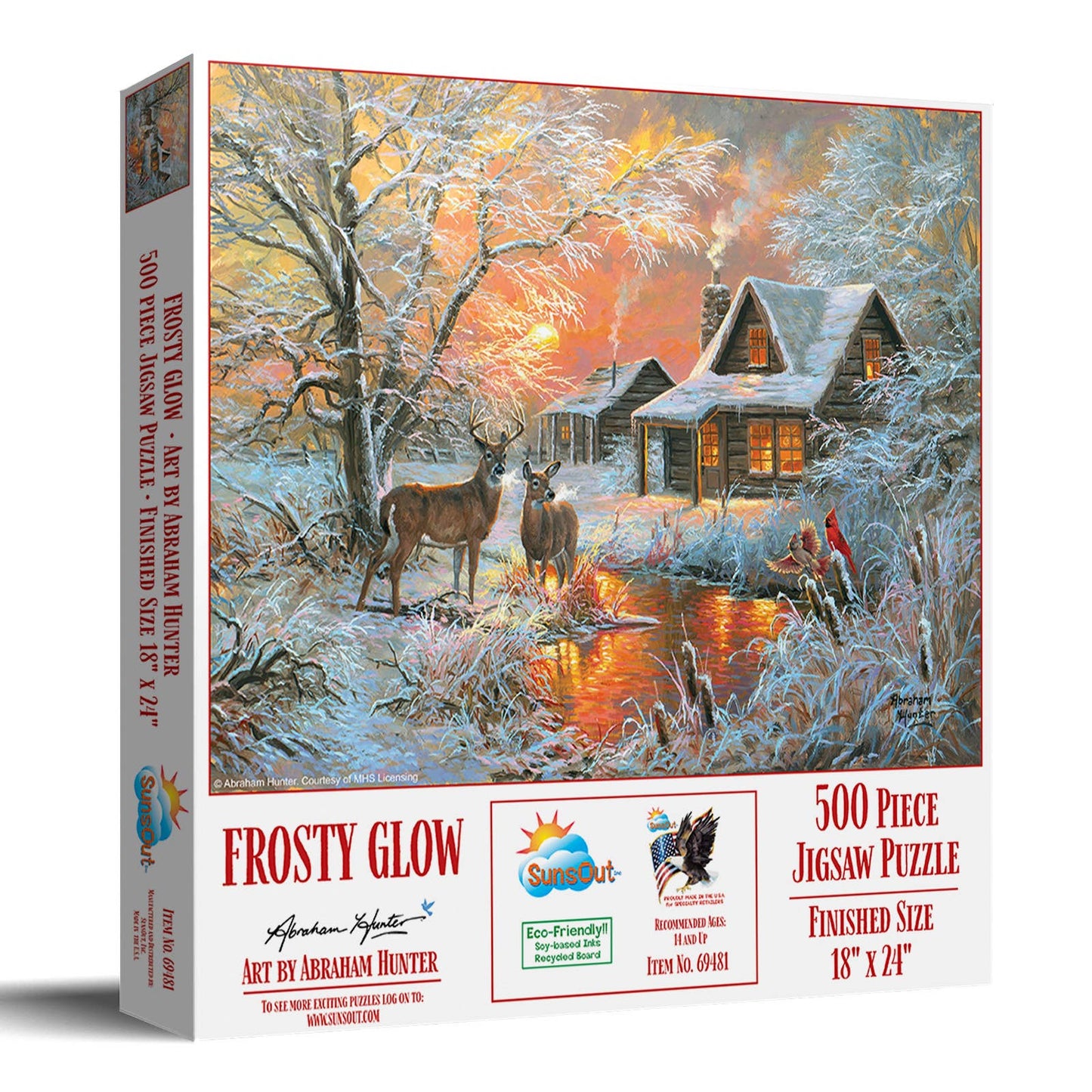 5084 Frosty Glow 500 pc Puzzle