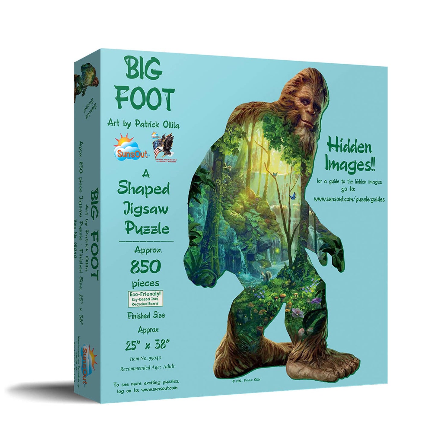 1273 Big Foot Shaped Puzzle