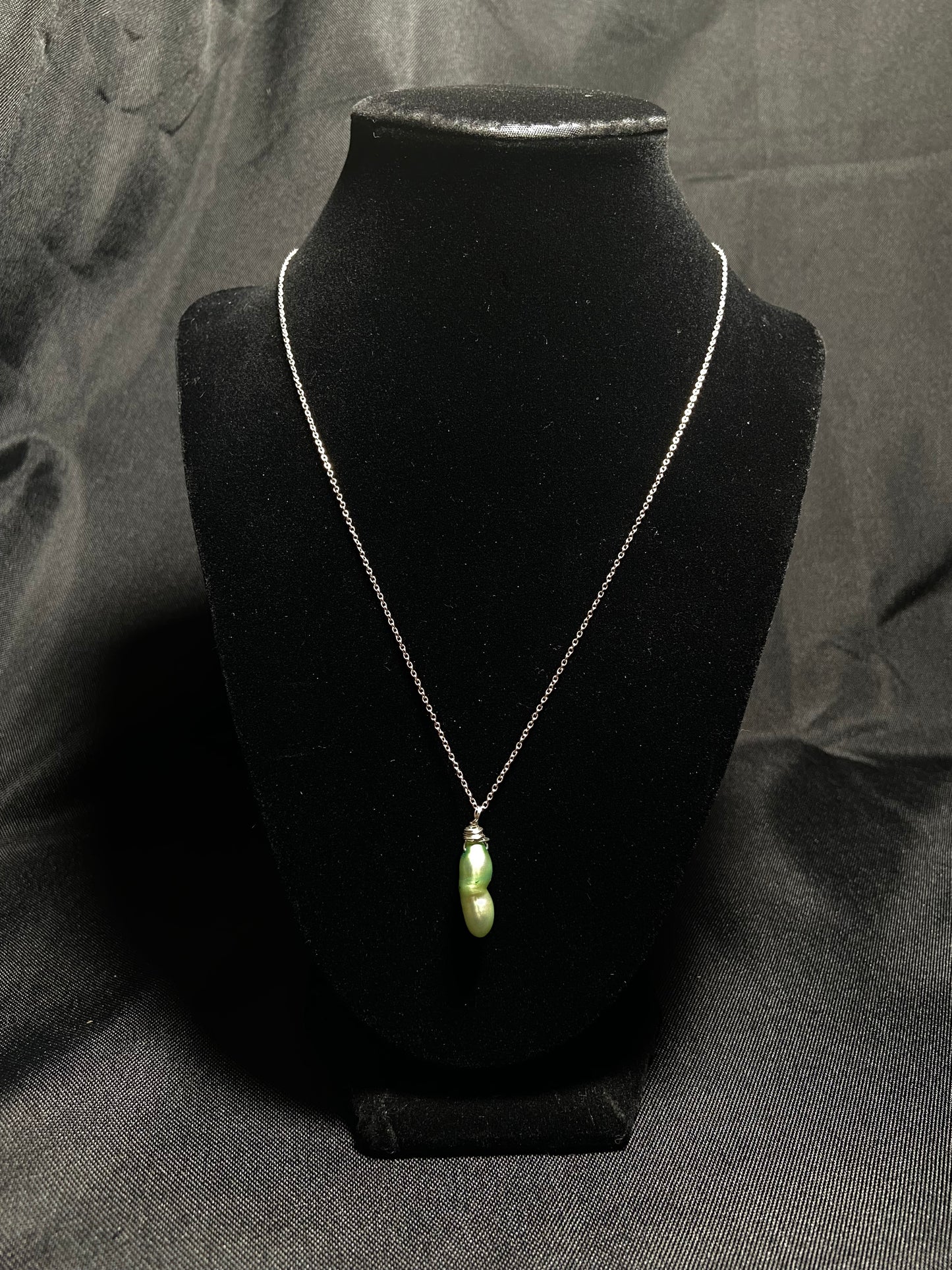 Light Green Bead Necklace