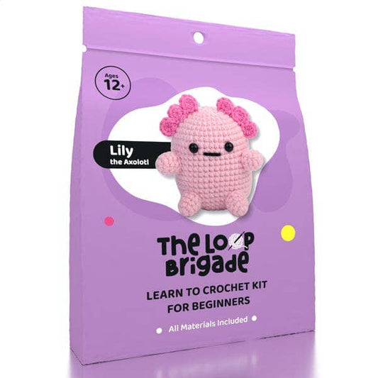 The LOOP Brigade: DIY Mini Crochet Kit - Lily the Axolotl