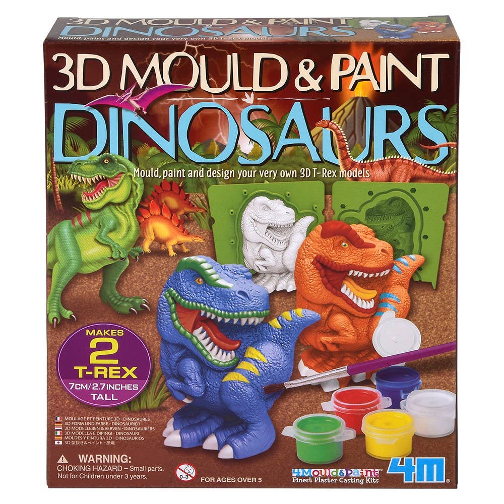 3D Mould & Paint/Dinosaurs