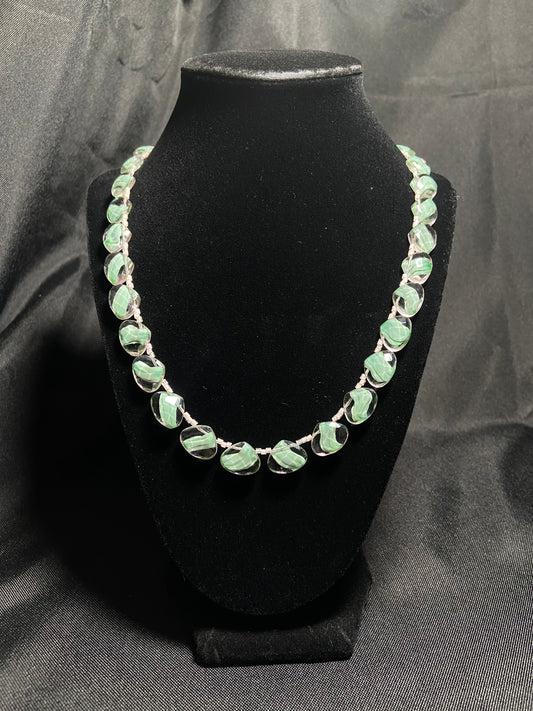 Pink/Green necklace