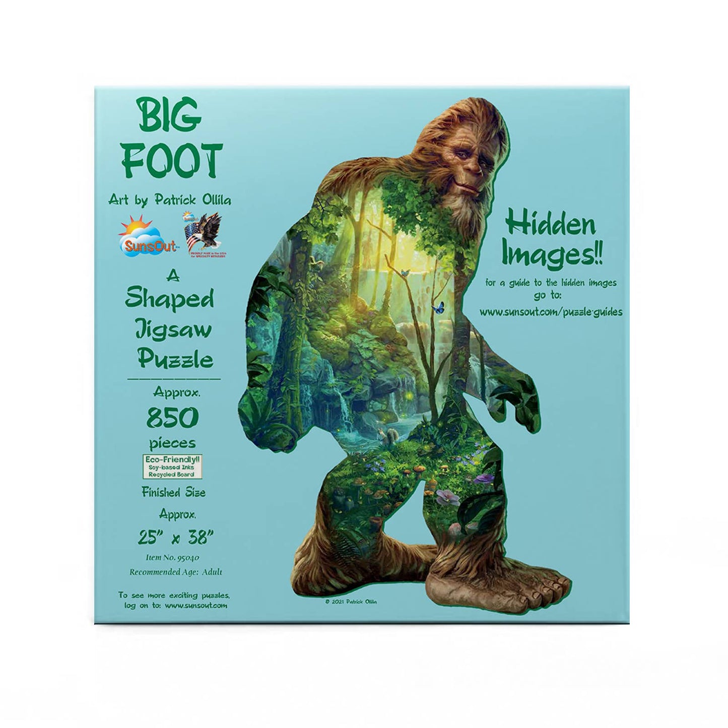 1273 Big Foot Shaped Puzzle