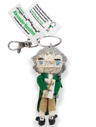 Alexander Hamilton String Doll Keychain