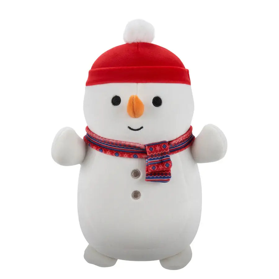 Squishmallow Christmas Hug Mee 10" Manny the Snowman