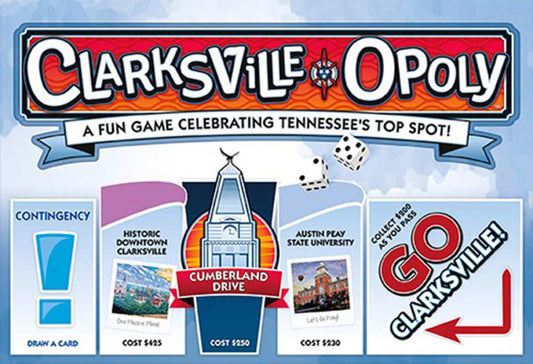 Clarksville-opoly Board Game