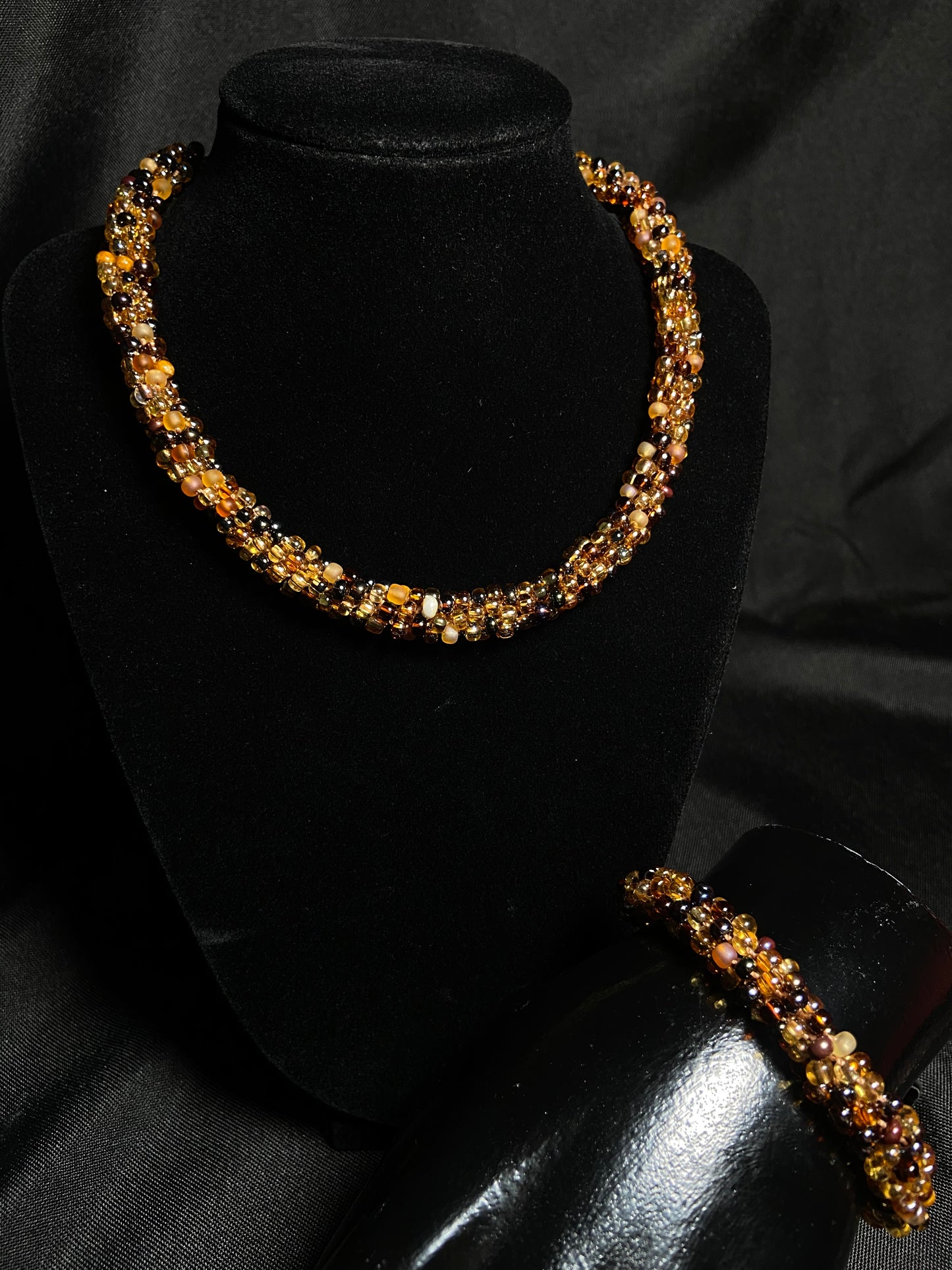 Kumihimo Necklace Set