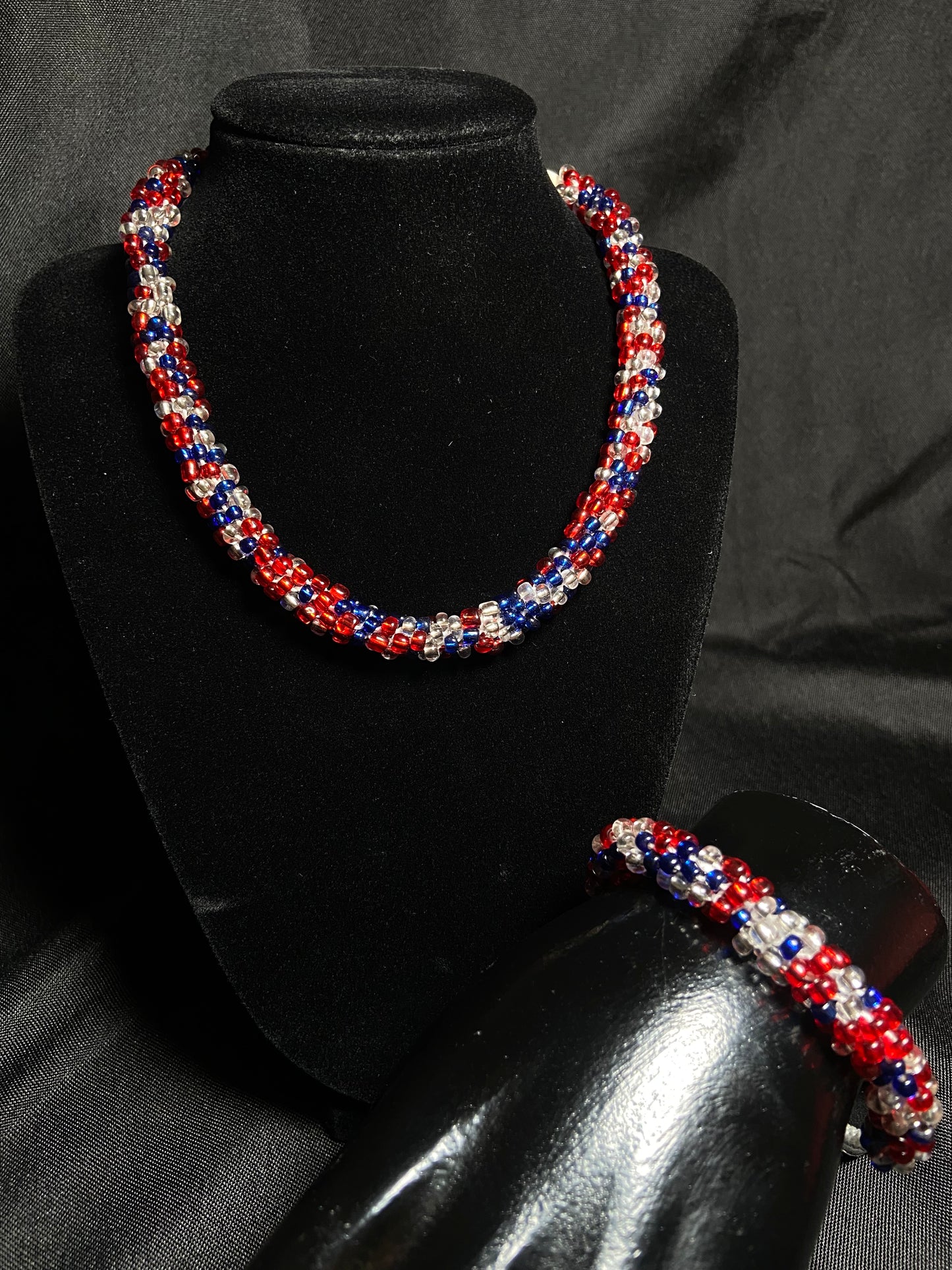 Kumihimo Necklace Set