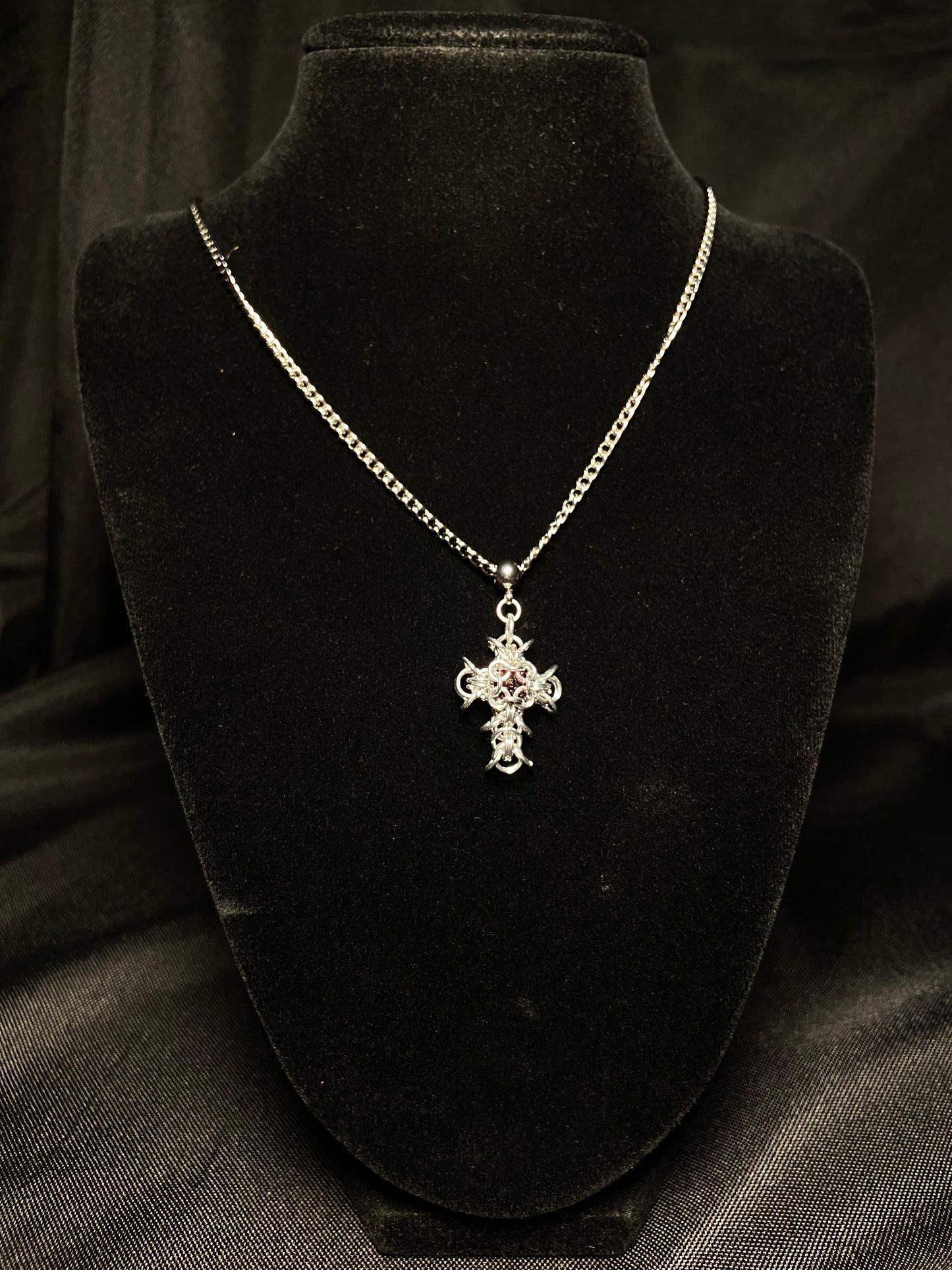 Small Cross Pendant Necklace
