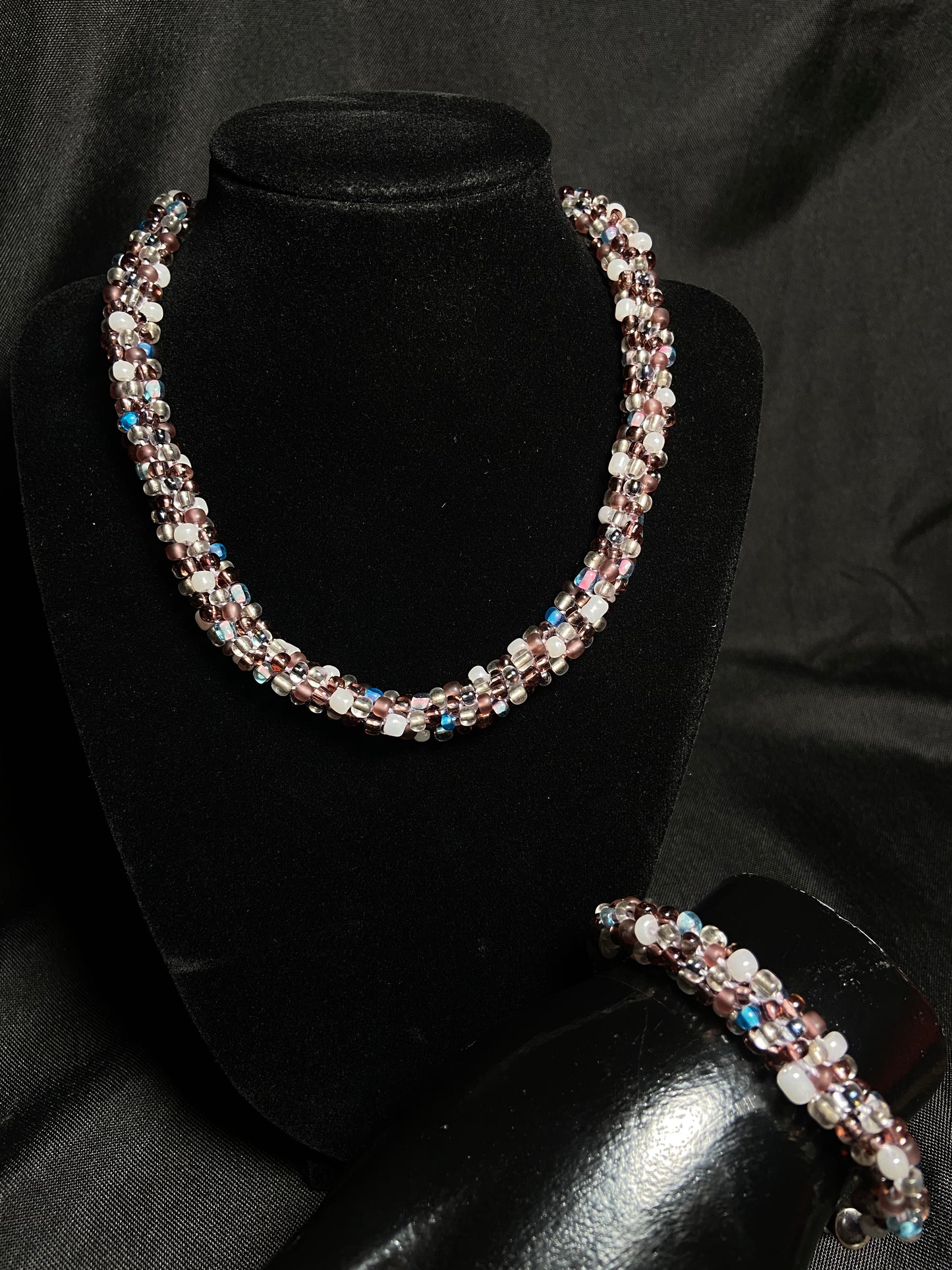 Kumihimo Necklace Set