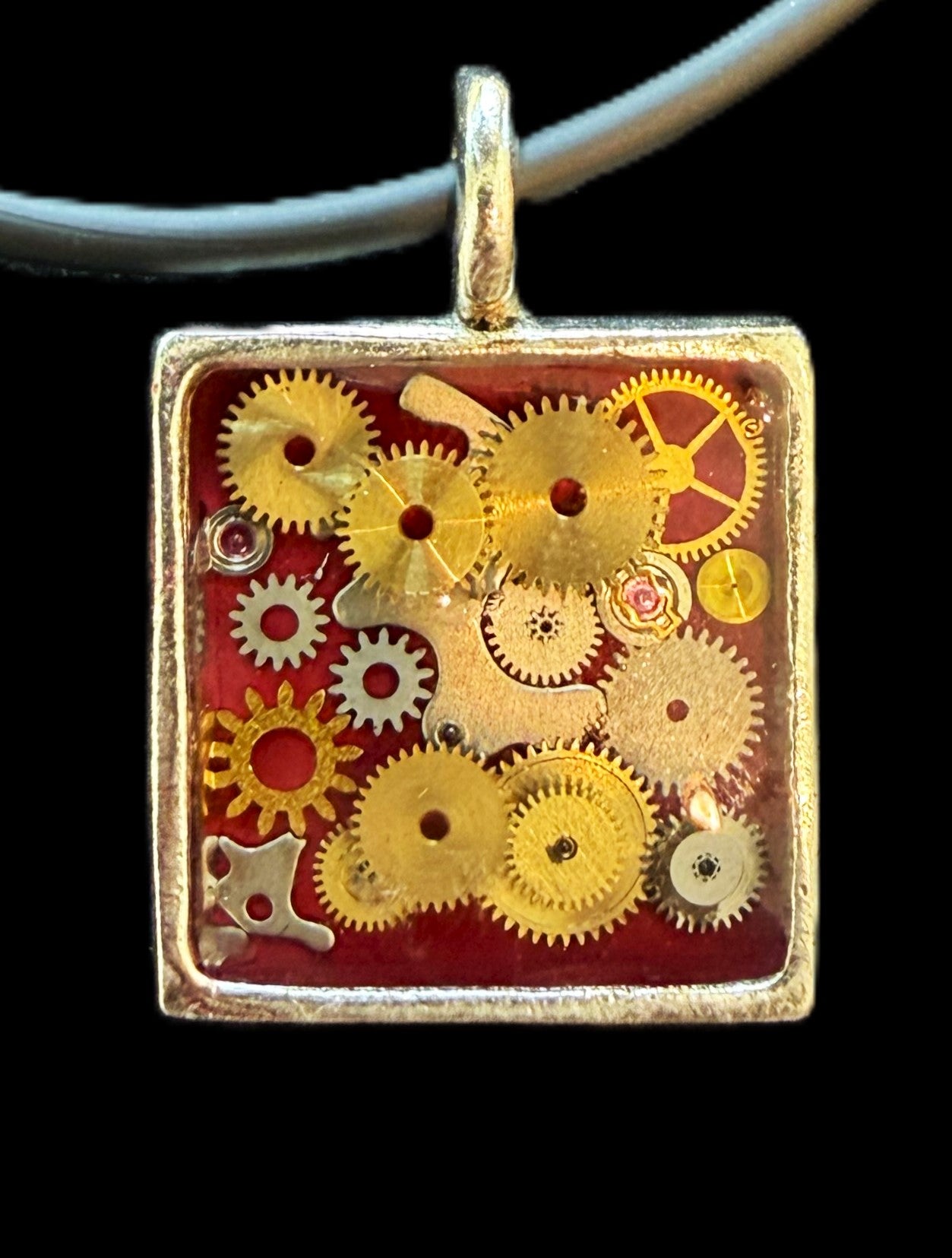 Square Pendant Necklace