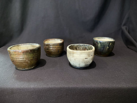 Raku Set of Bowls