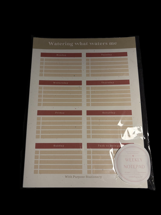 Weekly Notepad