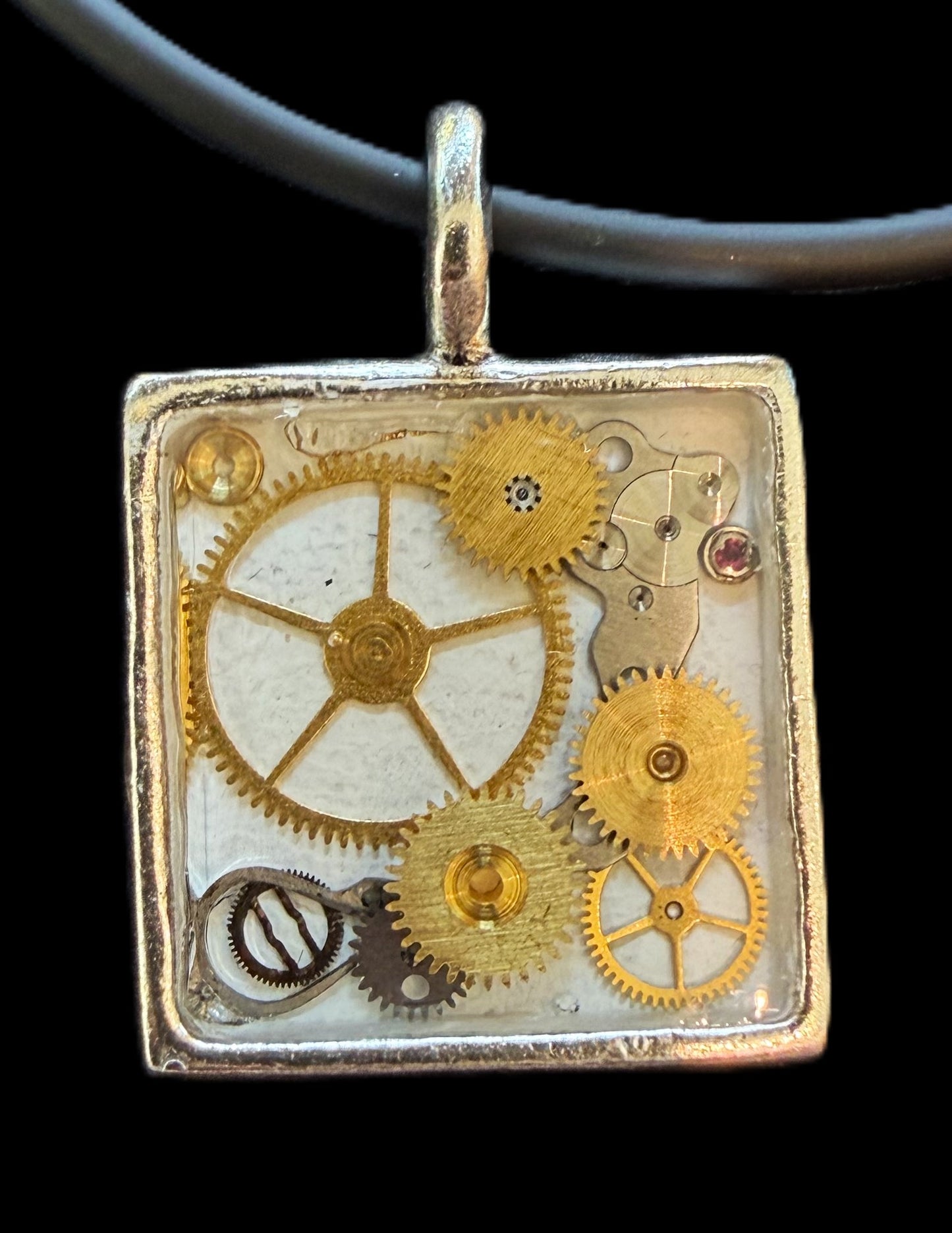 Square Pendant Necklace