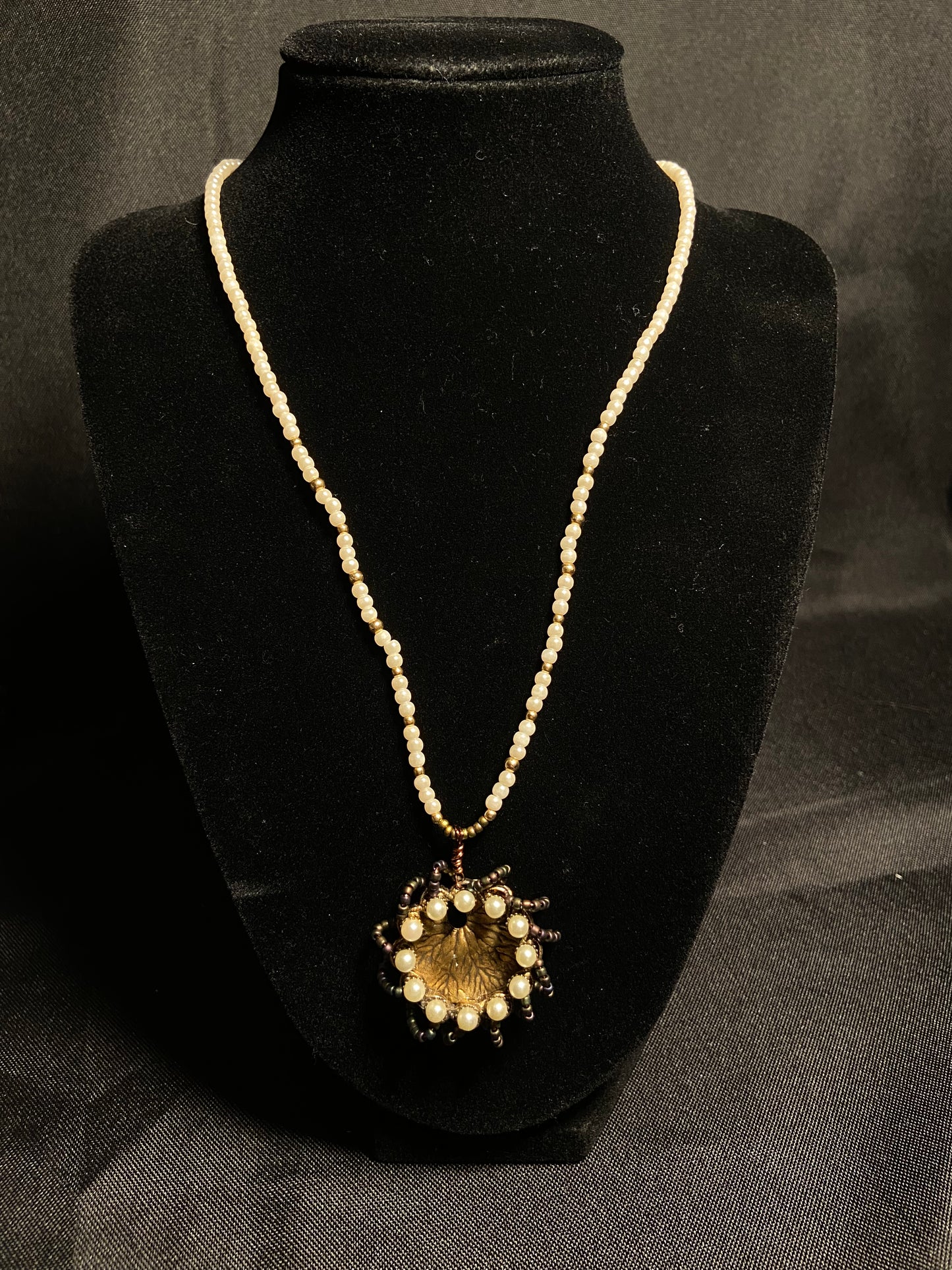 Woven Sea Pearls Necklace