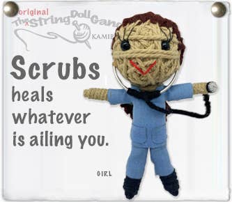 Scrubs (Girl) String Doll Keychain