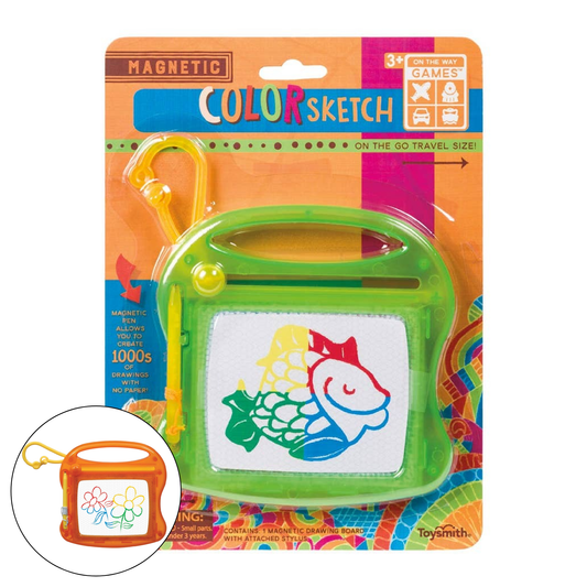 On the Way Games Magnetic Color Sketch, Drawing, Travel Size