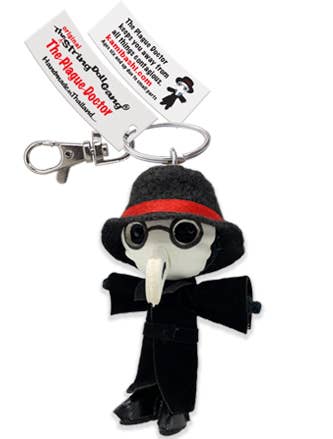 The Plague Doctor String Doll Keychain