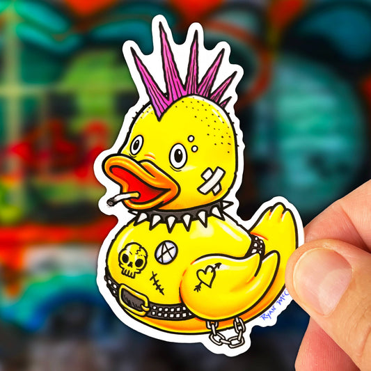 VINYL STICKER: Rubber Ducky (Punk Rock)