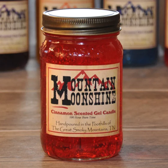 Cinnamon Moonshine mason jar candle