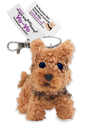 Yo Yo the Yorkie String Doll Keychain