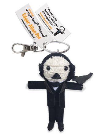 Edgar Allan Poe String Doll Keychain